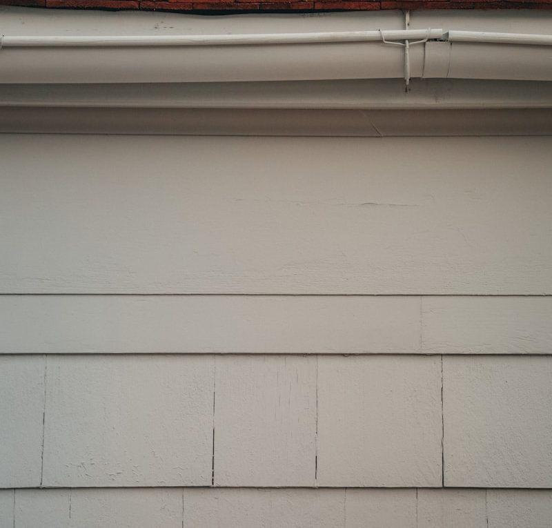 a close up of a brick building